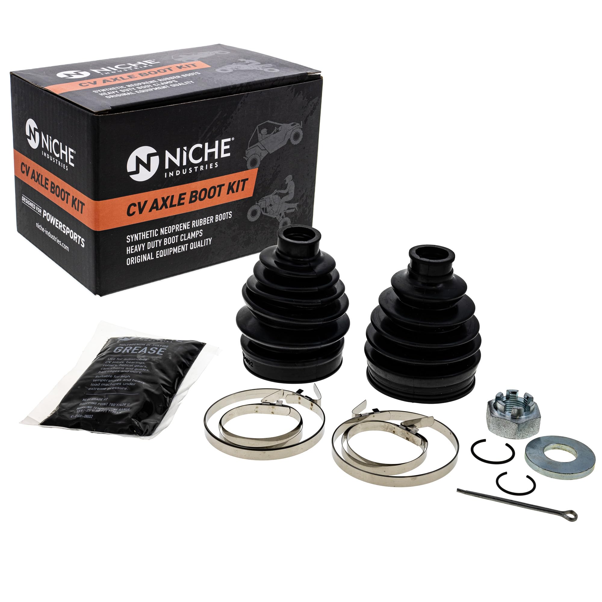 NICHE Rear CV Axle Boot Kit for Can-Am Outlander 700 500 XT XMR Max Pro HD5 HD7
