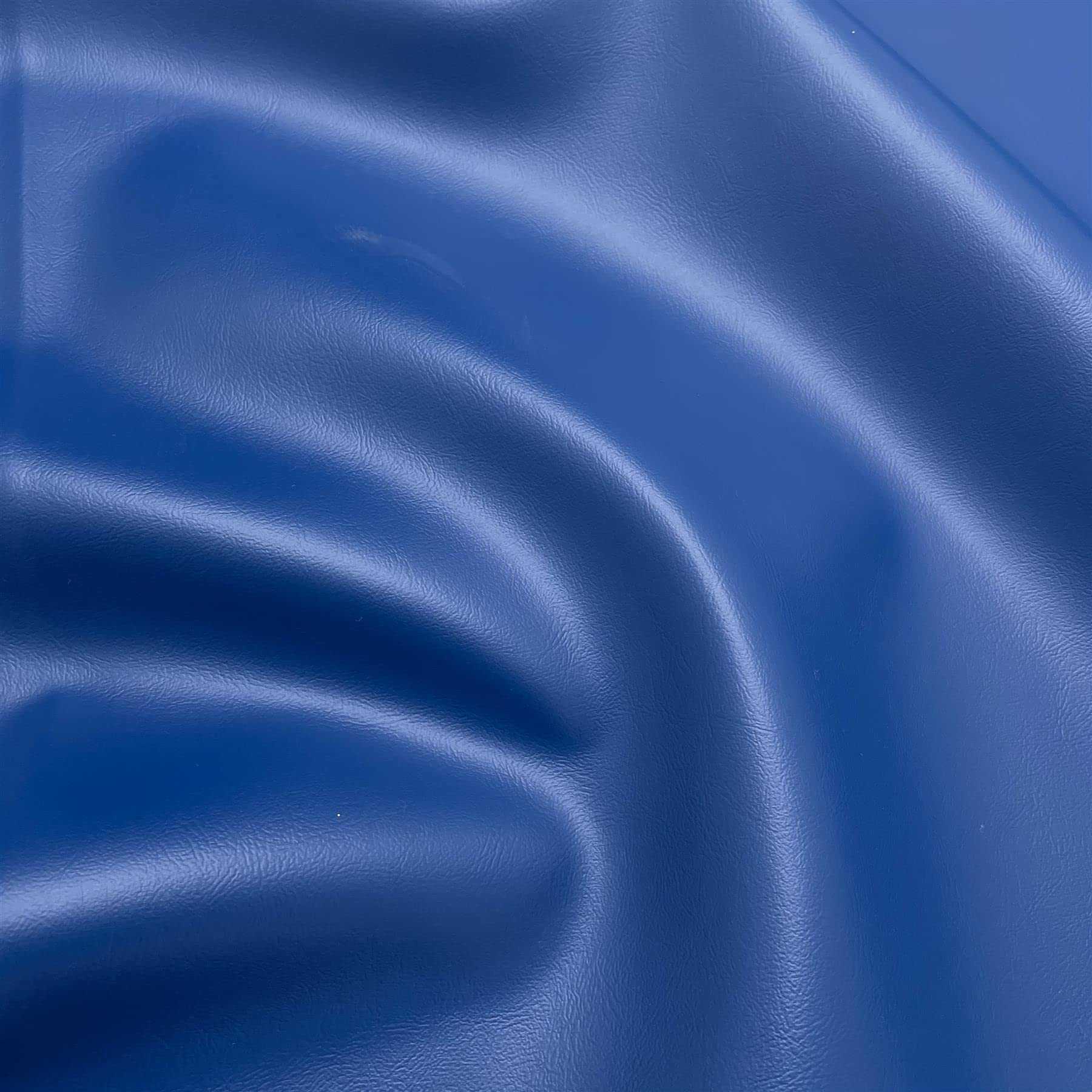 Fire Retardant Faux Leather Thick Leatherette Vehicle Restoration Sofa Upholstery Fabric - Suitable for Domestic and Commercial use - Royal Blue - 20 metres