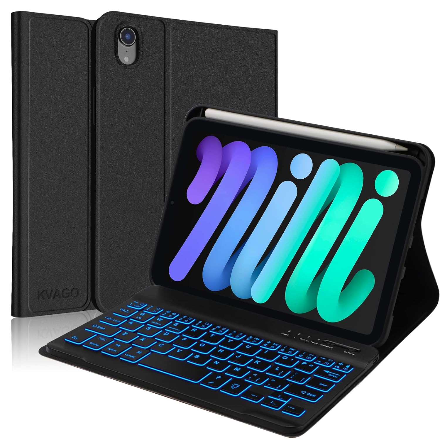 iPad Mini 6 Keyboard Case 2021, Wireless Backlit Detachable Keyboard