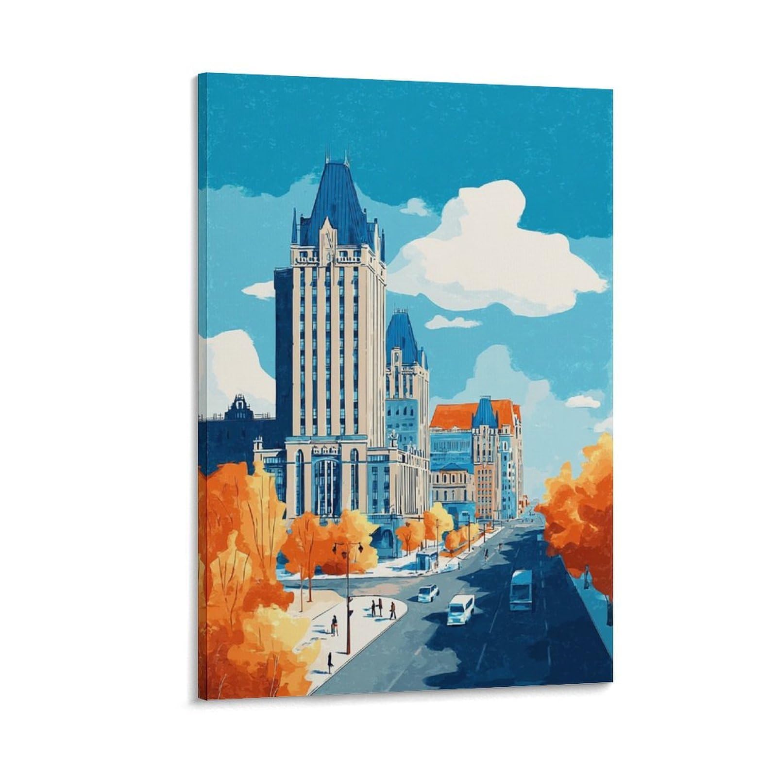 ZBBGGOZ Albany Poster 08x12inch(20x30cm) Canvas Wall Posters And Art Picture Print Modern Family Bedroom Decor