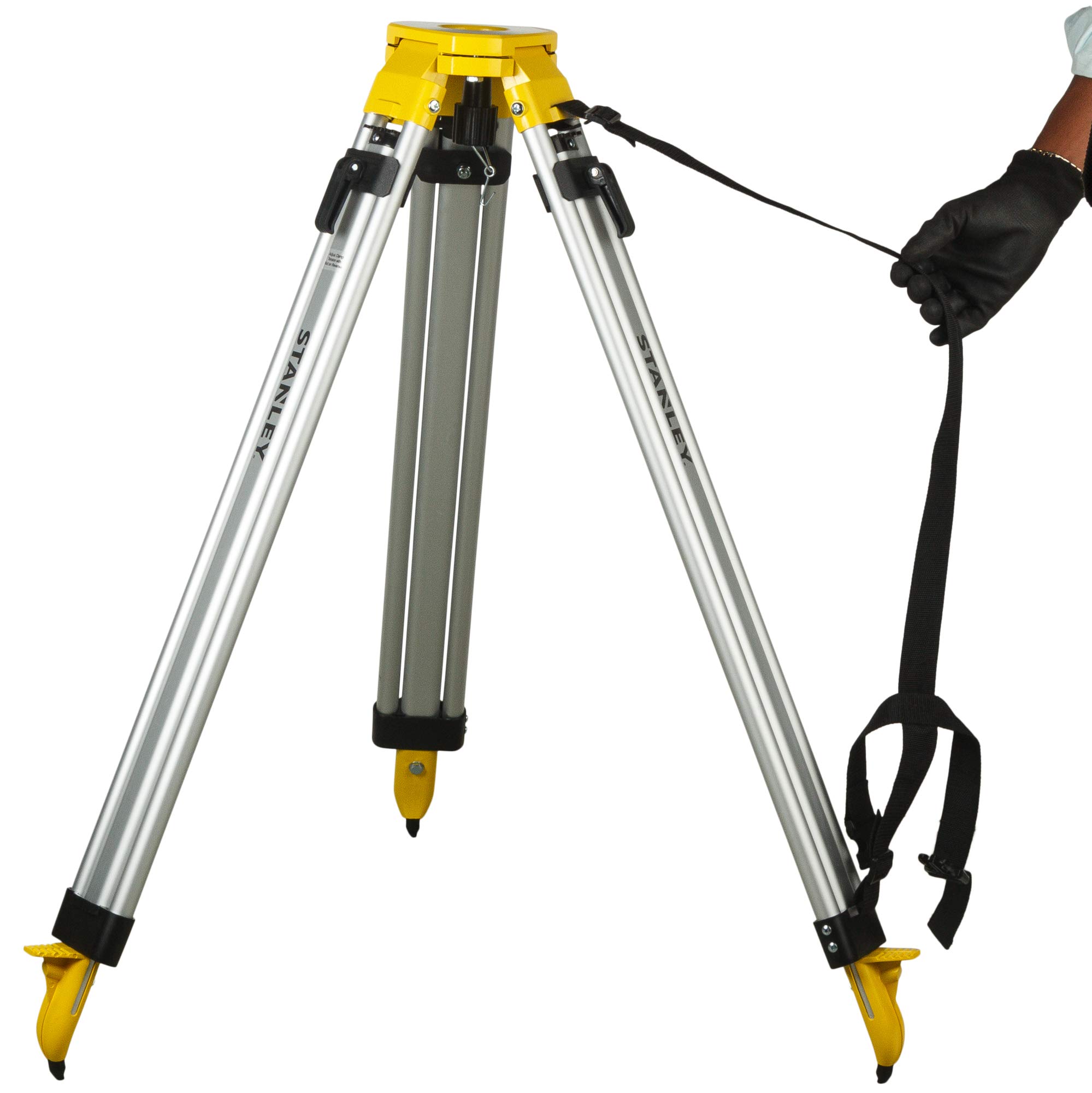 STANLEY Trépied aluminium standard TP1 pour niveau optique 97-162 cm - Electroportatif et machine