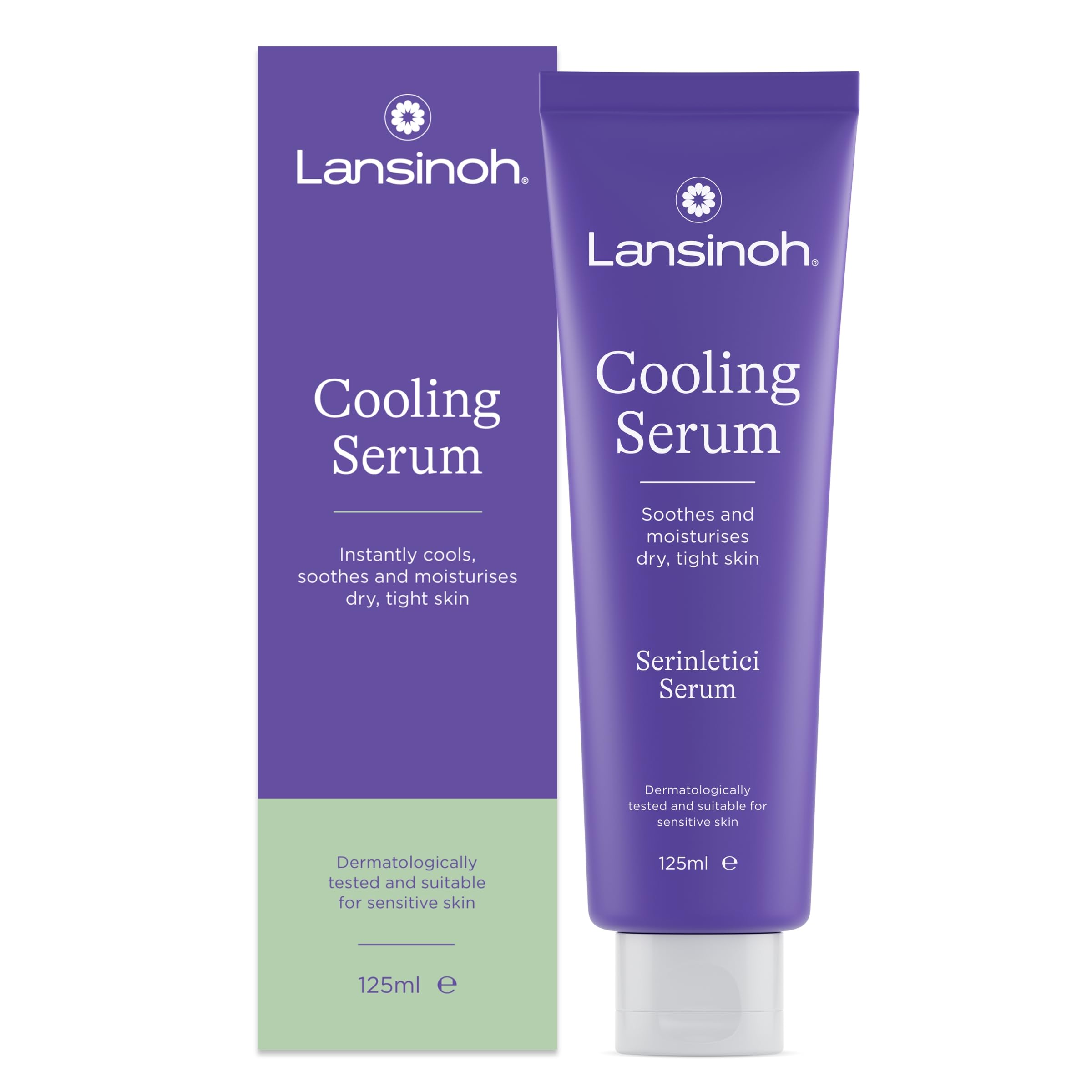 Cooling Serum - Instantly cool & calm dry, tight skin - 125 ml - Pregnancy & Postpartum - Dermatologically tested & Suitable for Sensitive Skin