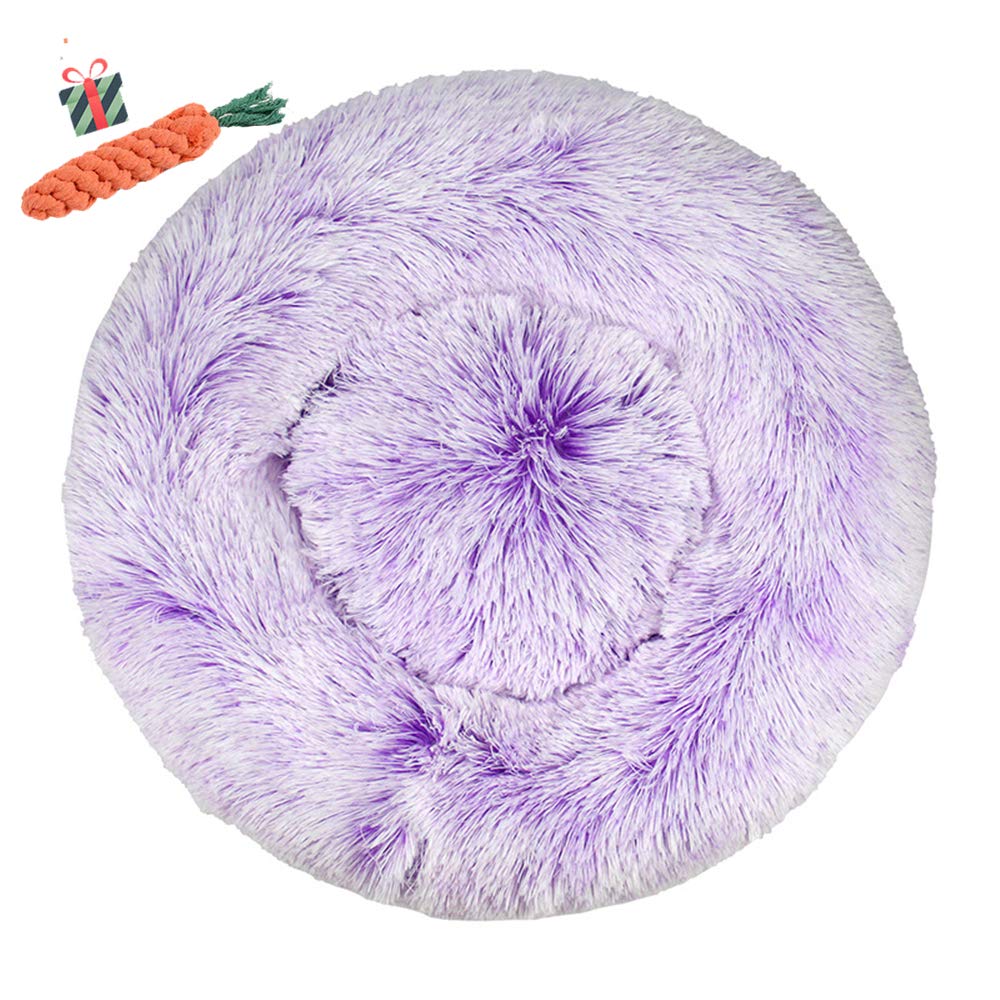 Panier rond chien Chickw1 le nid douillet en peluche pour chat aimé
