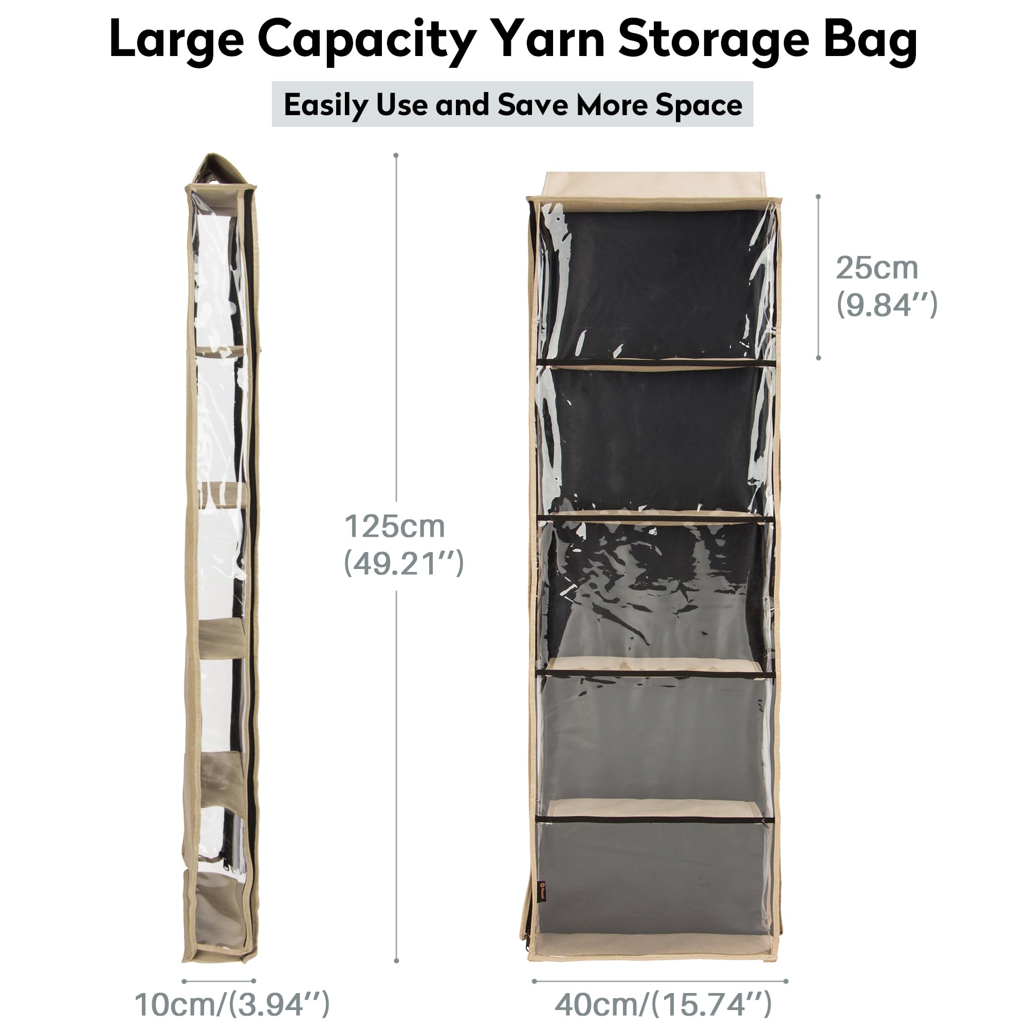 VILLCASE 5 Stück Nadelaufbewahrung Transparent - Kunststoffröhren Für Nähnadeln 13,5cm