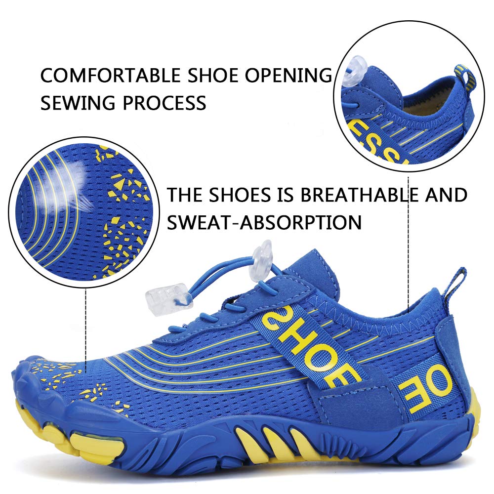 Zapatos de Agua para Niños Antideslizante Secado Rápido Azul 33 EU