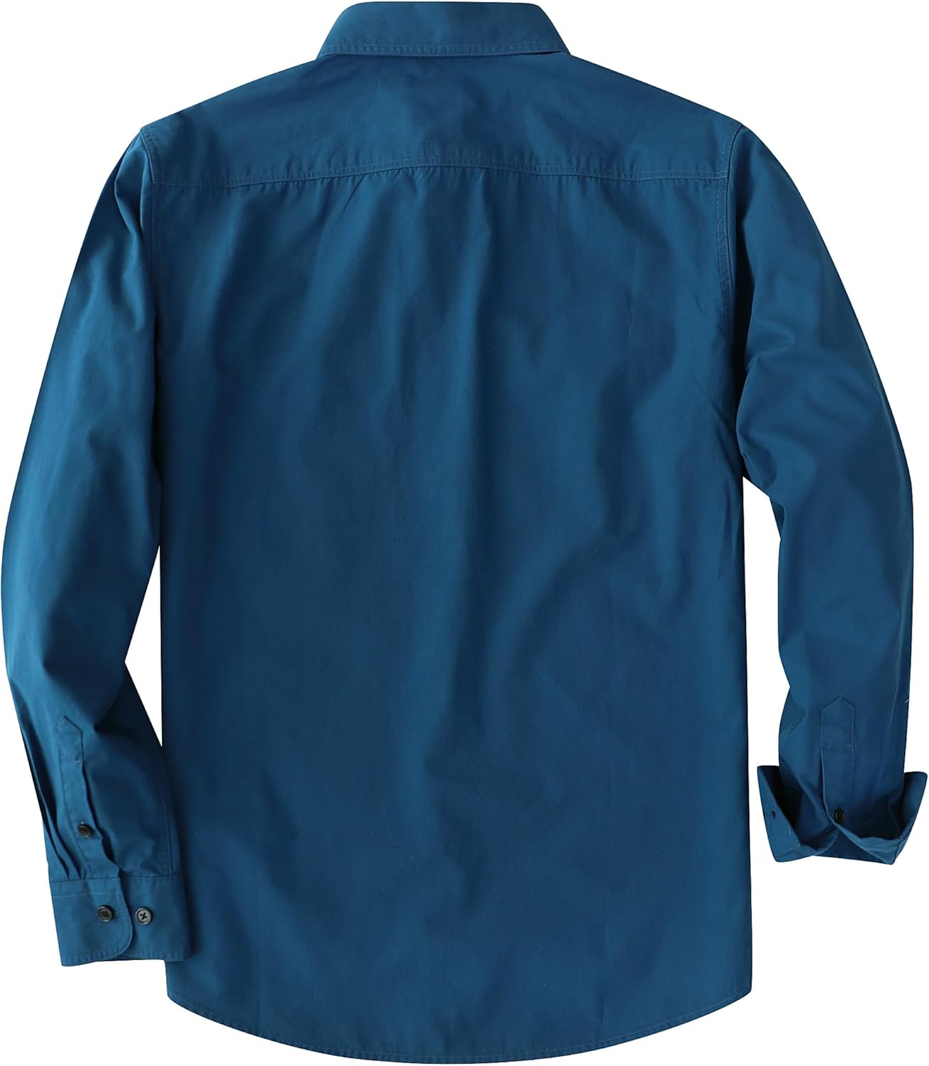 Dubinik® Mens Long Sleeve Button Down Shirts Casual Plaid Shirt with Practical Double Pockets Comfortable and Soft - Image 2