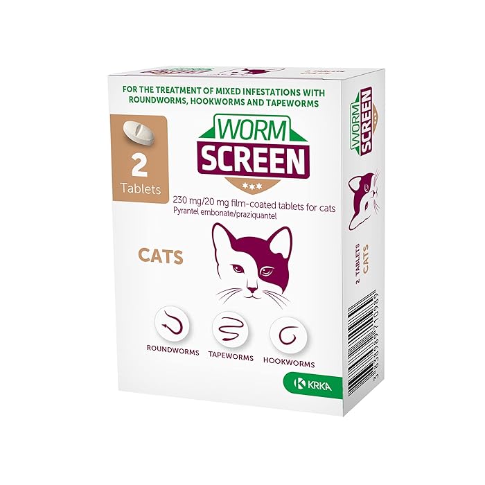 Buy WORM SCREEN Cat (2 tablets) Cat Worming Treatment for Cats and