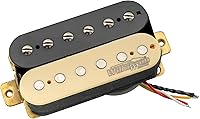 Vista 10 de Wilkinson Vintage Classic Alnico 5 Set de Pastillas Humbucker Sobrebobinadas Estilo Abierto para Guitarra Eléctrica, Zebra