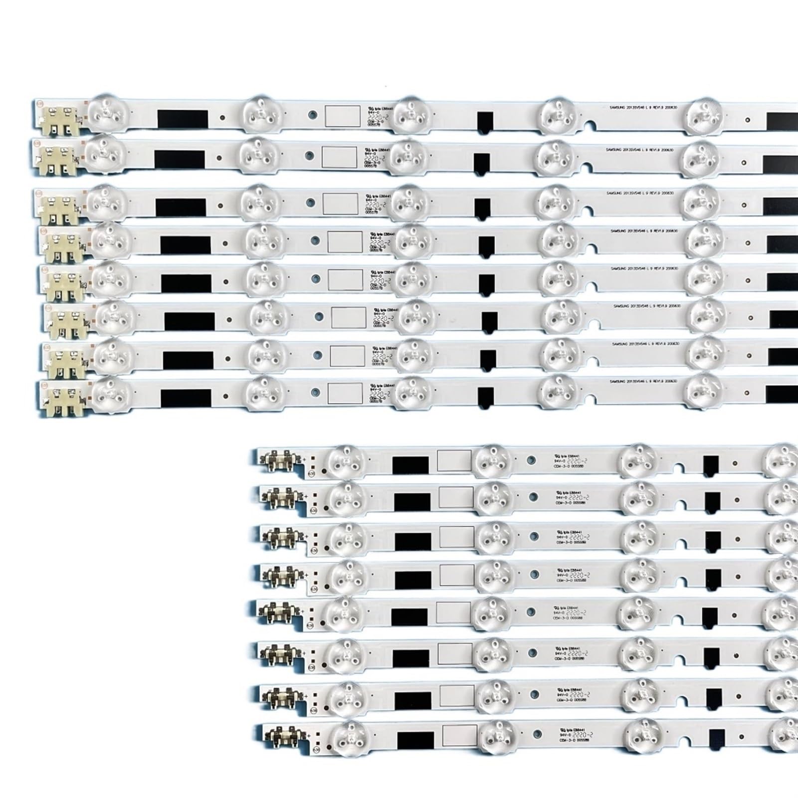Striscia LED Compatibile for TV 46" UA46F5300AR UA46F5080 2013SVS46F UA46F5500 UA46F6100 UA46F6420AJ UA46F6400AR BN41-01971A 2013SVS46H