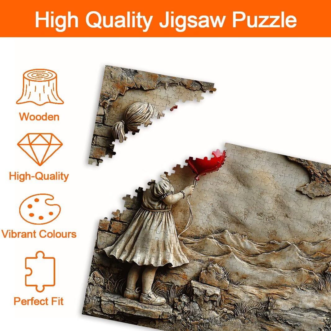Puzzle Ragazza, Puzzle 5000 Pezzi Adulti per Decor, Regalo Donna/Uomo -8474