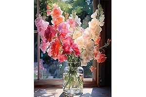 Xackcme Vase Flower Paint by Numbers for Adults