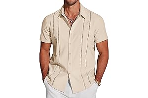 Men's Cuban Guayabera Shirt: The Epitome of Casual Elegance for Big Men