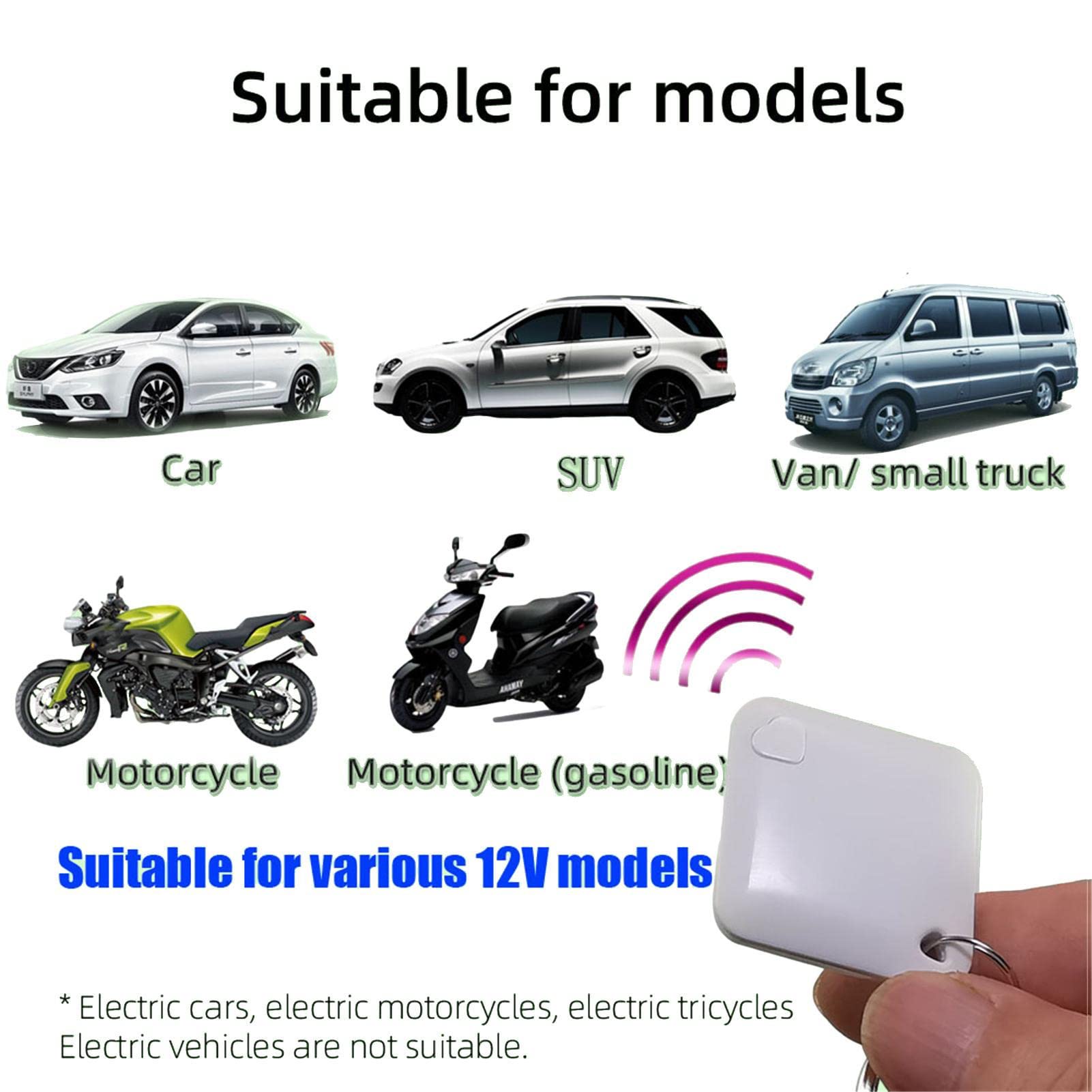 Inmovilizador inteligente de coche, de seguridad electrónico antirrobo, bloqueo electrónico del motor del vehículo con control remoto antisecuestro dos modos para automóviles