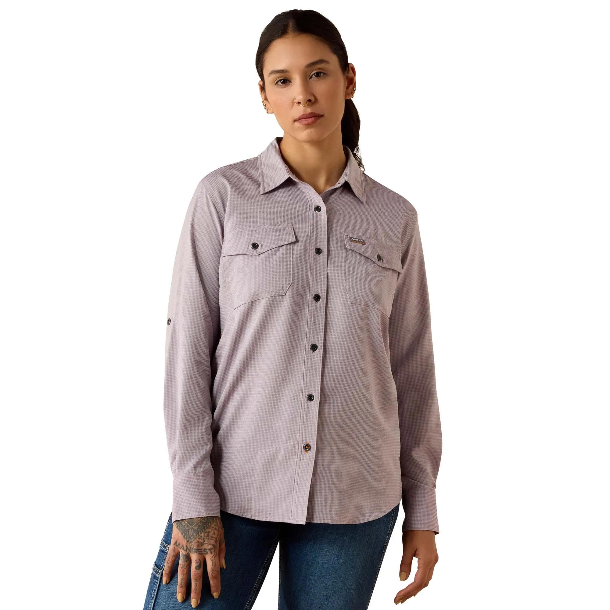 ARIAT Work Rebar Made Tough Venttek DuraStretch Work Shirt