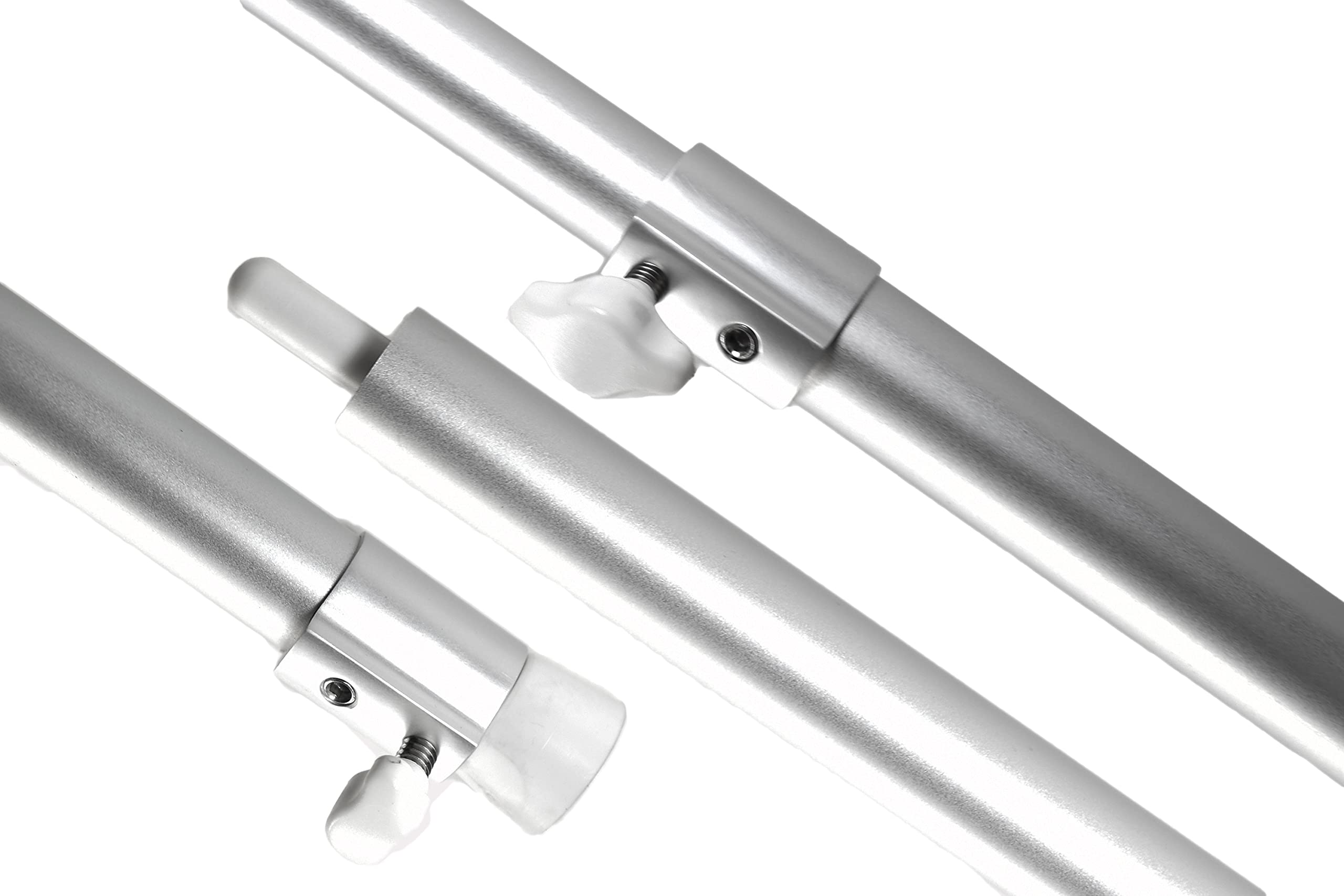 MARINE CITY Aluminum Adjustable Rust Proof Boat Cover Support Pole Prevent Rain Snow Waste (31 Inches to 58 Inches) for Motor Boats – Kayaks – Ships – Yachts (Pack of 1)