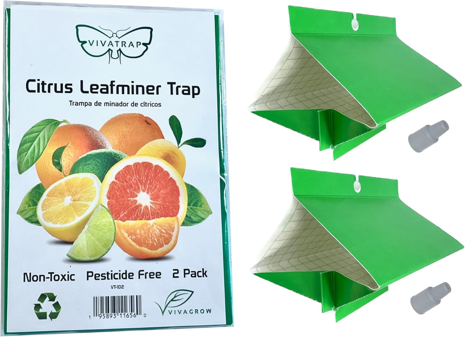 VivaTrap VT-102 Citrus Leafminer Trap & Lure (2 Pack, 8 Week) VivaTrap VT-102 Citrus Leafminer Trap & Lure (2 Pack, 8 Week)