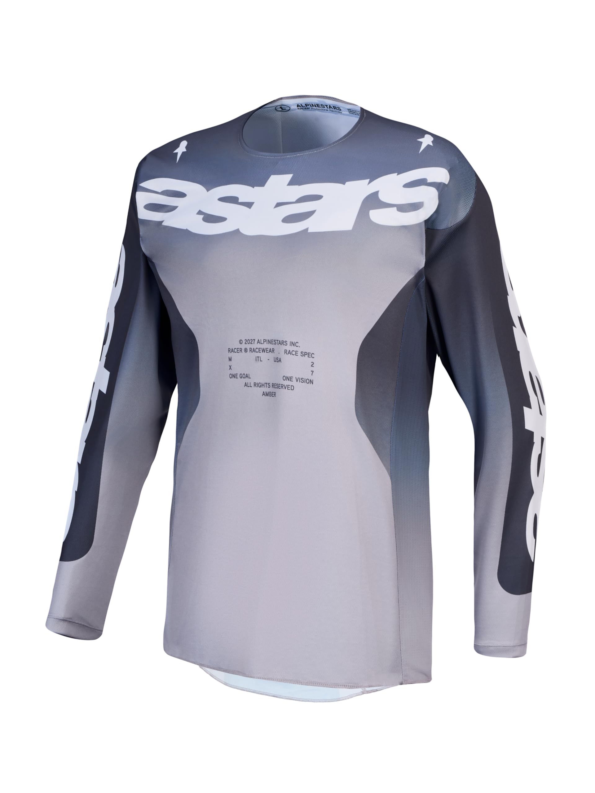Alpinestars Amber/Light/Lilac 2027 Racer Jersey Graystone Cold Gr Size: Xxl