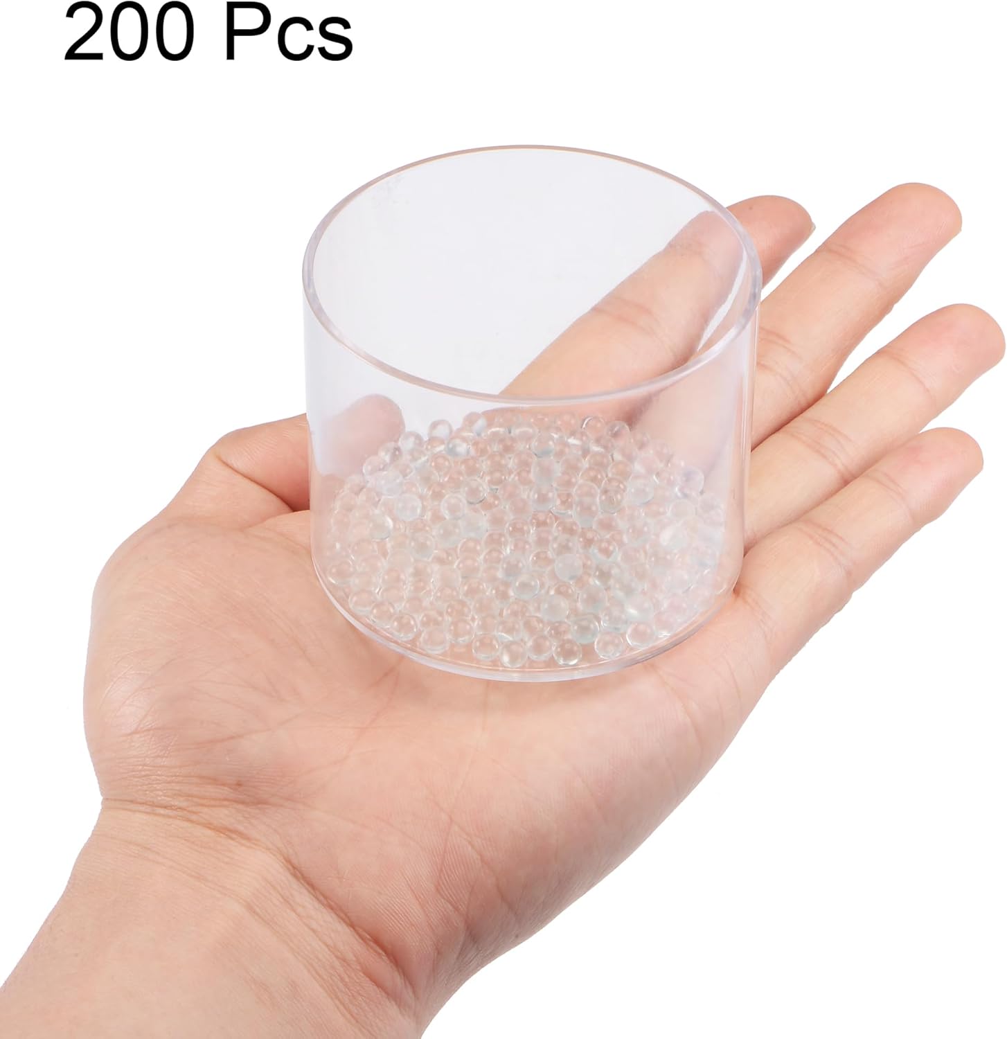 4.5mm Solid Round Clear Glass Ball Boiling Stones Soda Lime Glass Beads 200pcs