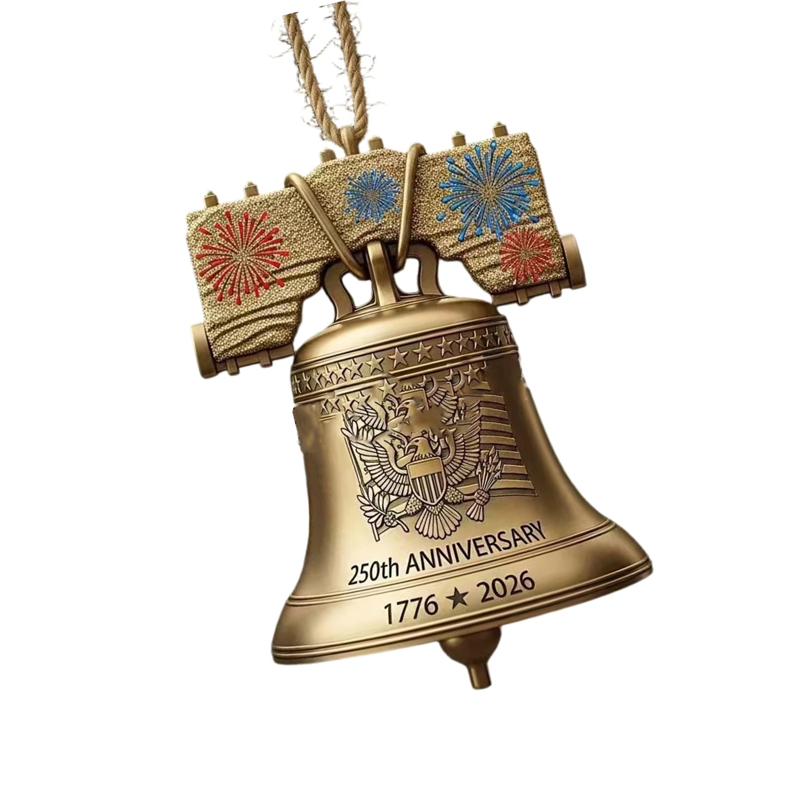 Unique Decorative Acrylic Bells Souvenir 250th Anniversary Party Supplies Commemorating History Commemorative Bells Ornament