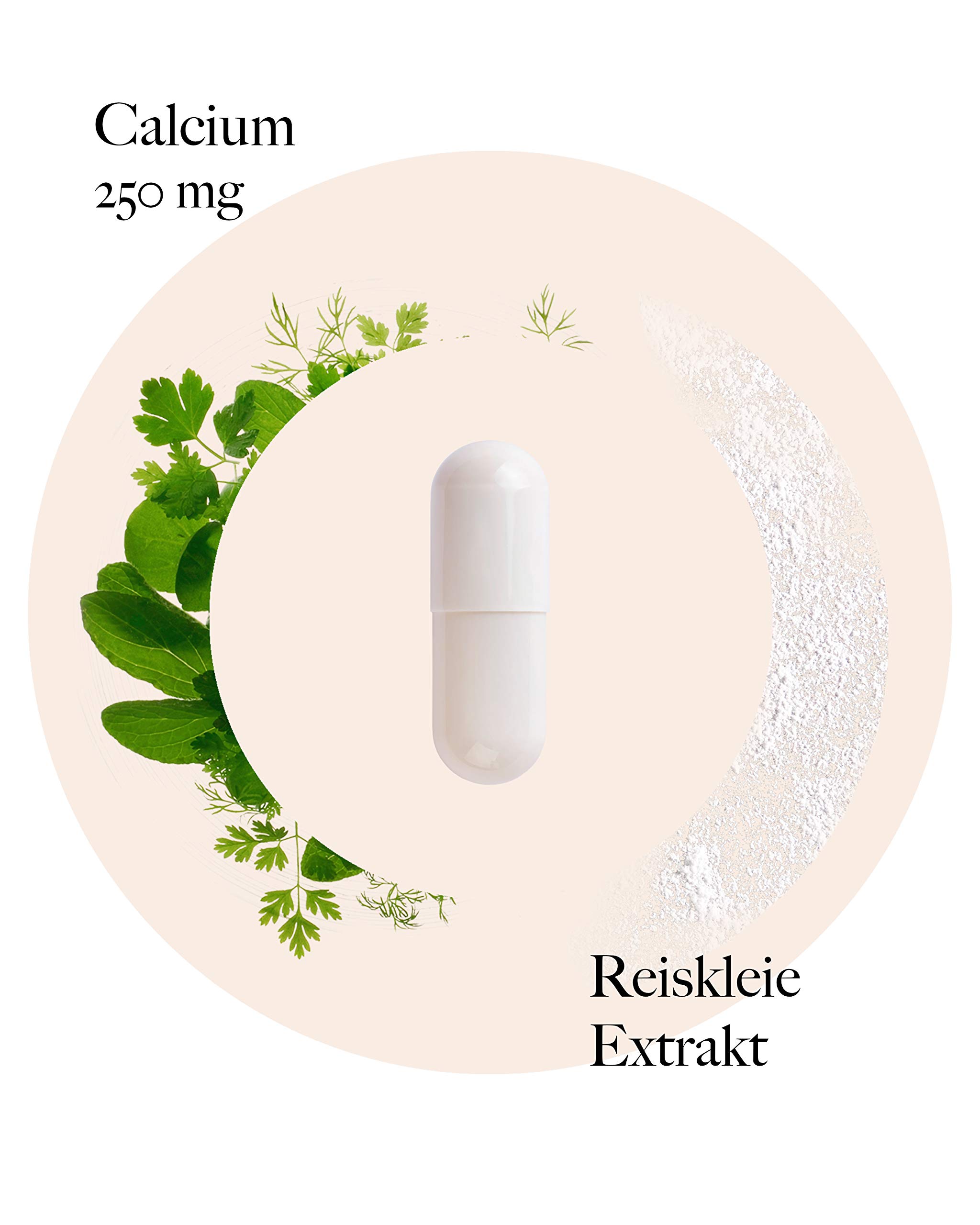 KRÄUTERHANDEL SANKT ANTON Calcium, 300 Kapseln, 1000 mg Kalzium Tagesdosis, Hochdosiert, Laborgeprüft, Deutsche Premium Qualität