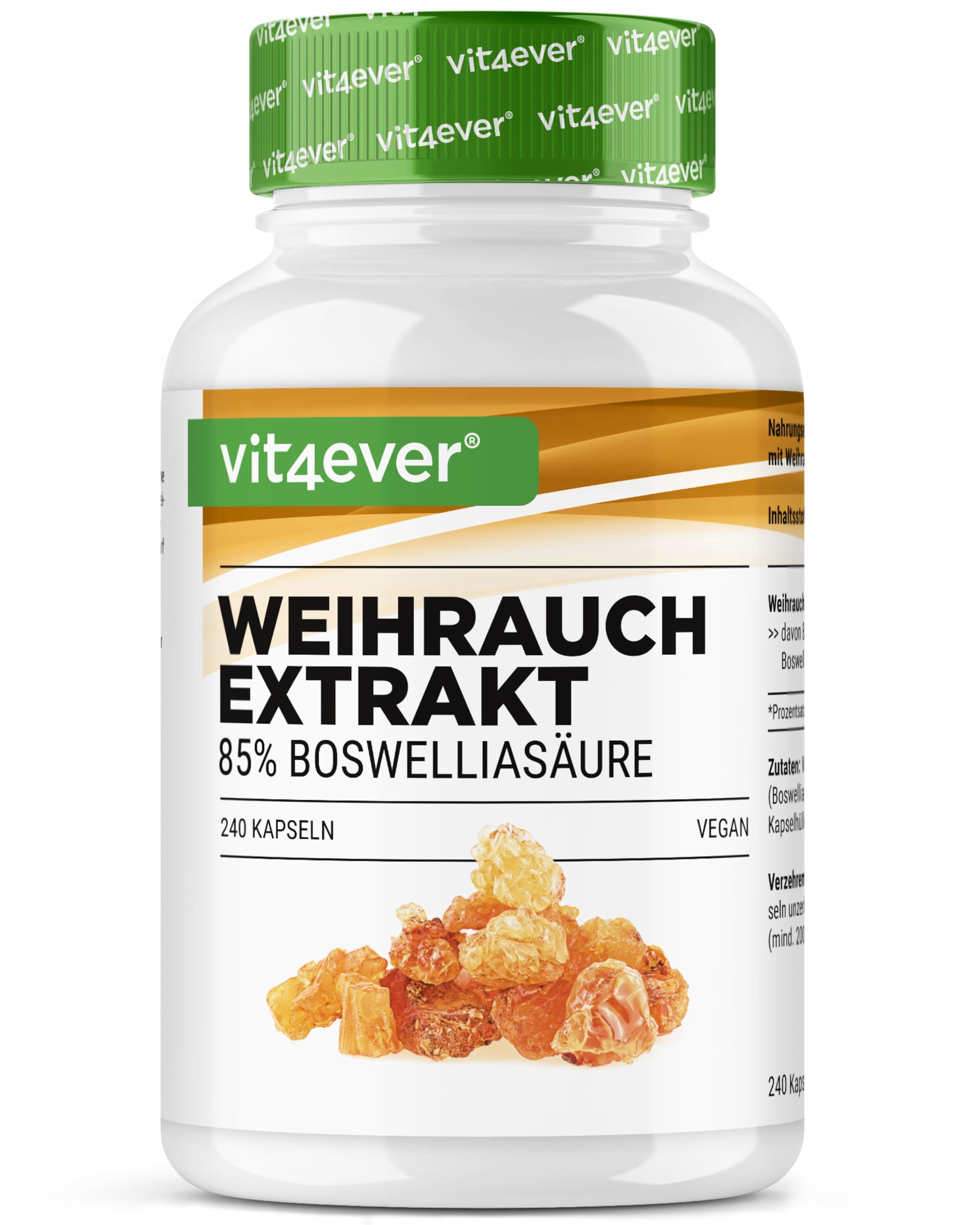 Vit4ever Weihrauch Extrakt Kapseln Produktbeschreibung