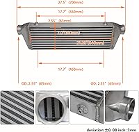 Vista 6 de Kit de Intercooler de Montaje Delantero Kit de Tubo Kit de Brida Sensor Para VW Jetta Golf GTI GL GLI GLS MK4 1.8T 1998-2005 Tornillo