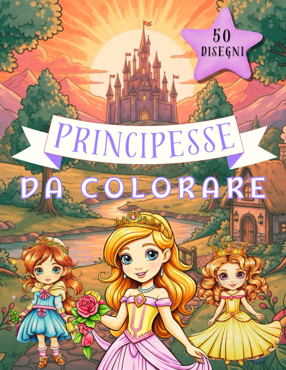 LIBRO DA COLORARE PRINCIPESSE Reali per Adulti e Adolescenti| Rituali di Bellezza Abiti da Sogno Dettagli Lussuosi. Grande Formato Creatività ... di Stile Fantasia Creatività. Concentrazione