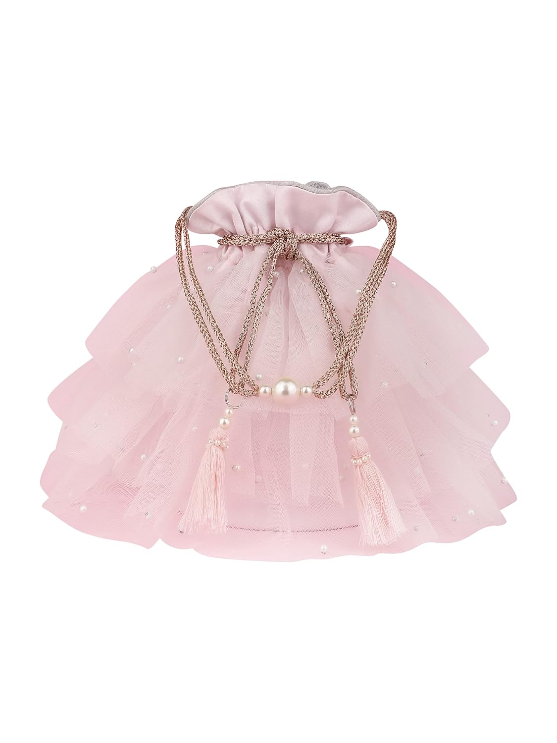 MASQ Embroidered Frill Potli Bag for Women and Girls, Handcrafted, Designer, Durable, Functional & Trendy with Ample Stora... - Review, Price and Buying Guide