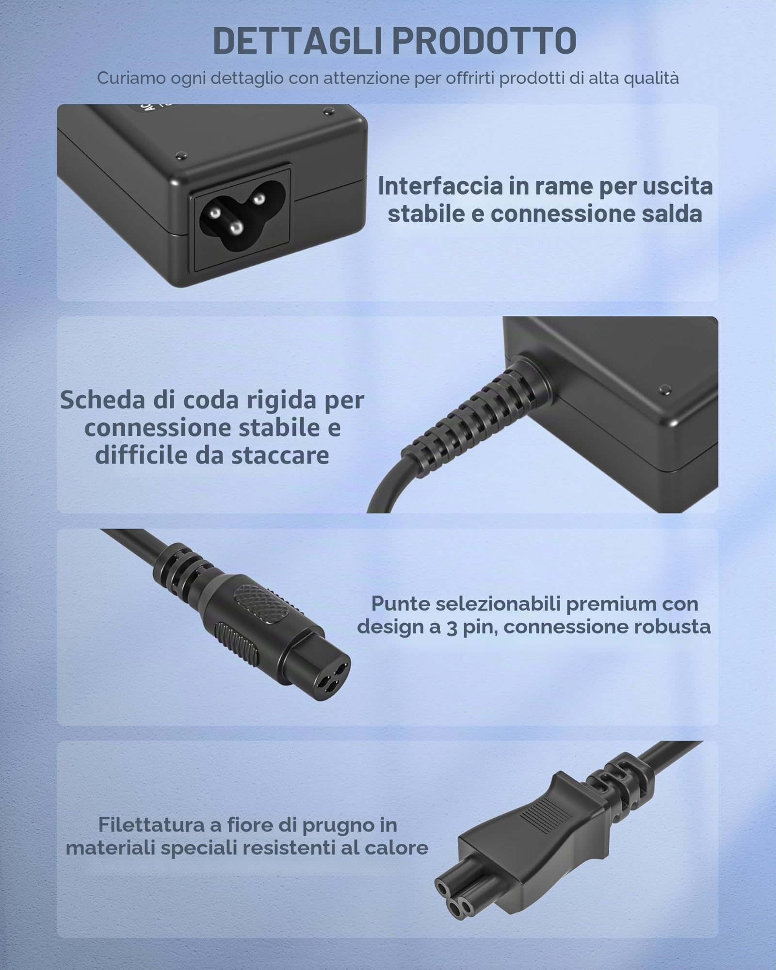 90W Alimentatore Universale Caricatore PC Portatile per HP ASUS Acer Dell Sony Samsung Fujitsu Gateway MSI Medion Notebook Ultrabook Chromebook Adattatori