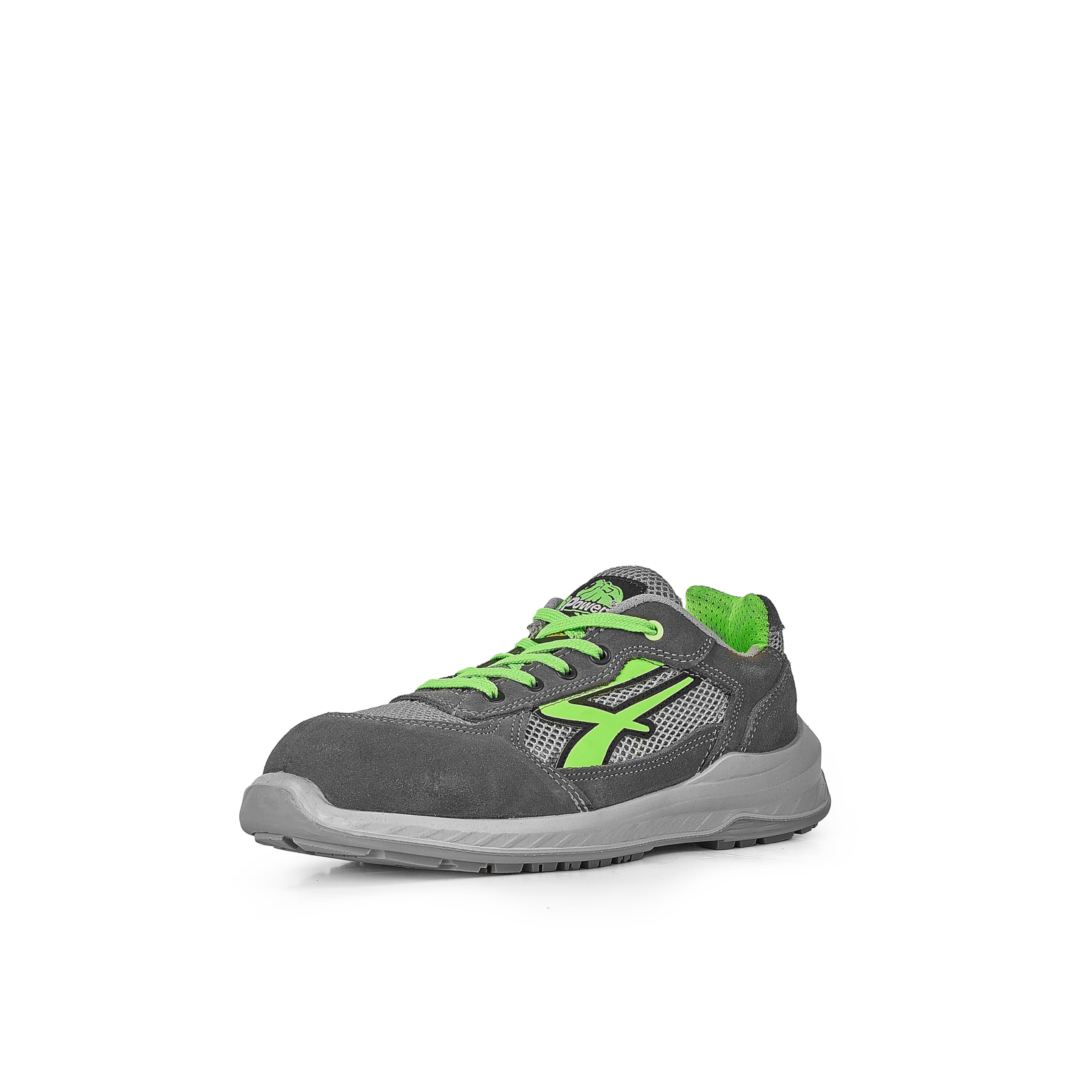 U-Power Red Industry® Rio buty ochronne unisex, lekkie, elastyczne, odporne na przebicie, skórzane buty sportowe, z wkładką Infinergy, z aluminiowymi noskami (Gris 46)