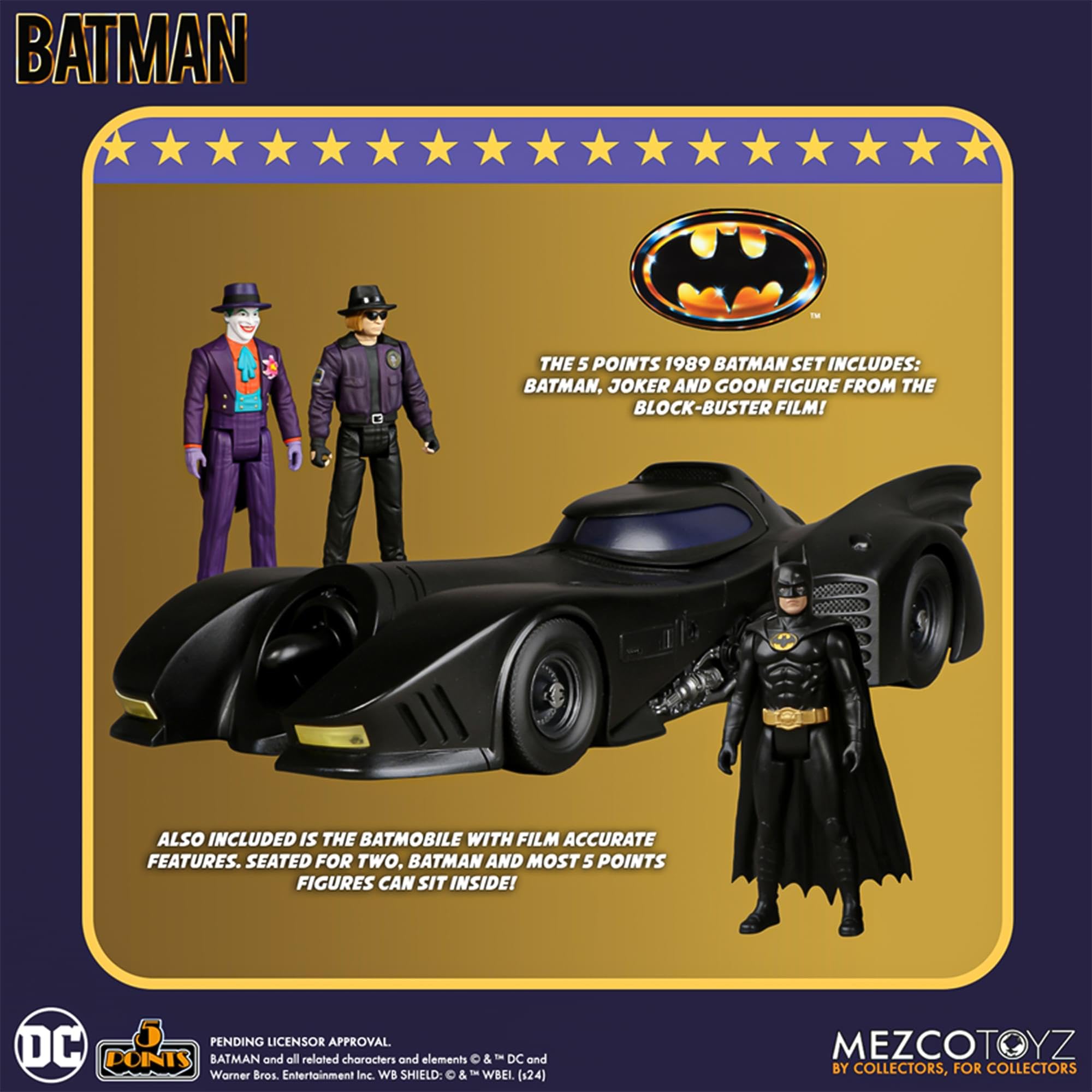 Amazon.com: Batman (1989) - 5 Points - Batmobile : Toys & Games