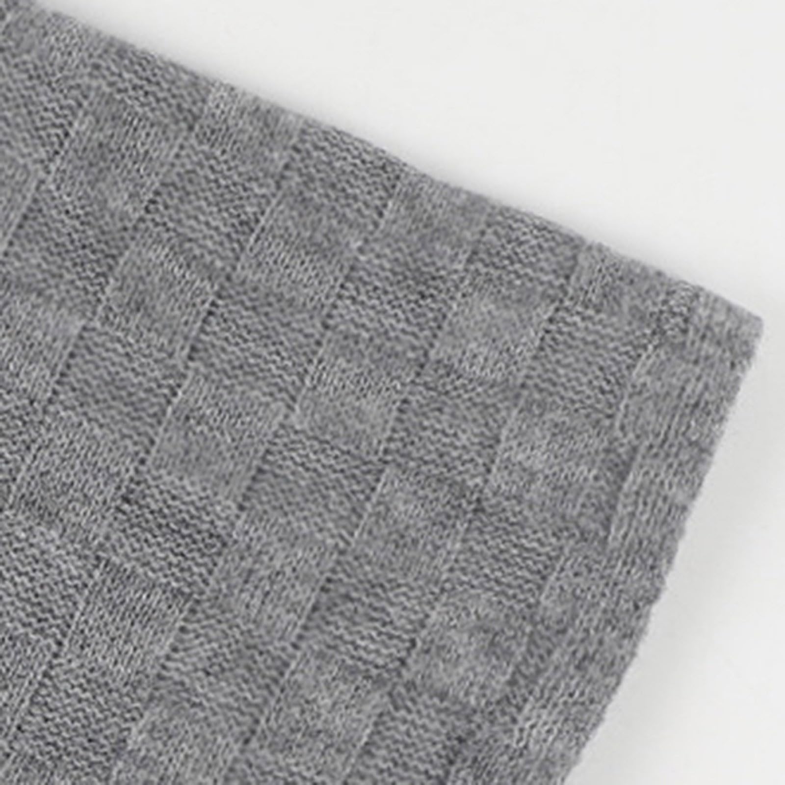 2026 Wintermütze für Paare, warm, Mütze, Schal, Handschuhe, dreiteilig, kariert, Strickflor
