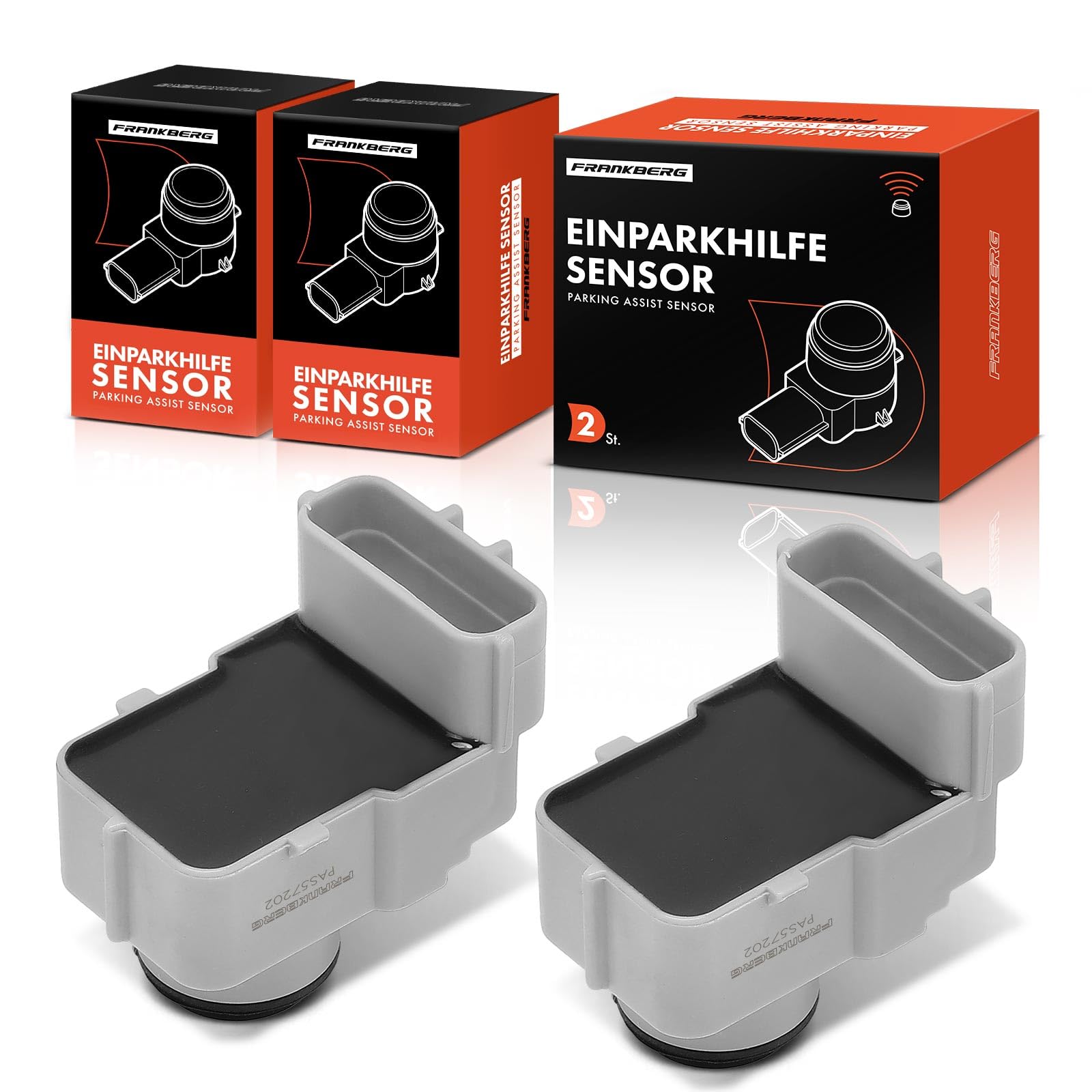 Frankberg 2x Sensore di Parcheggio PDC Posteriore 6 poli Compatibile con iX35 EL ELH LM Replace# 957202S000
