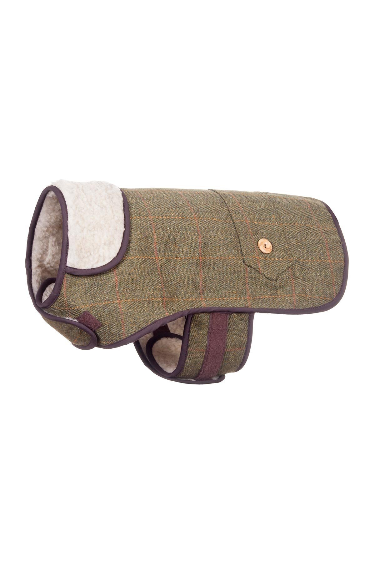 Rydale Country Pet Stylish Dog Coat Tweed Jackets Green Brown Winter Coat