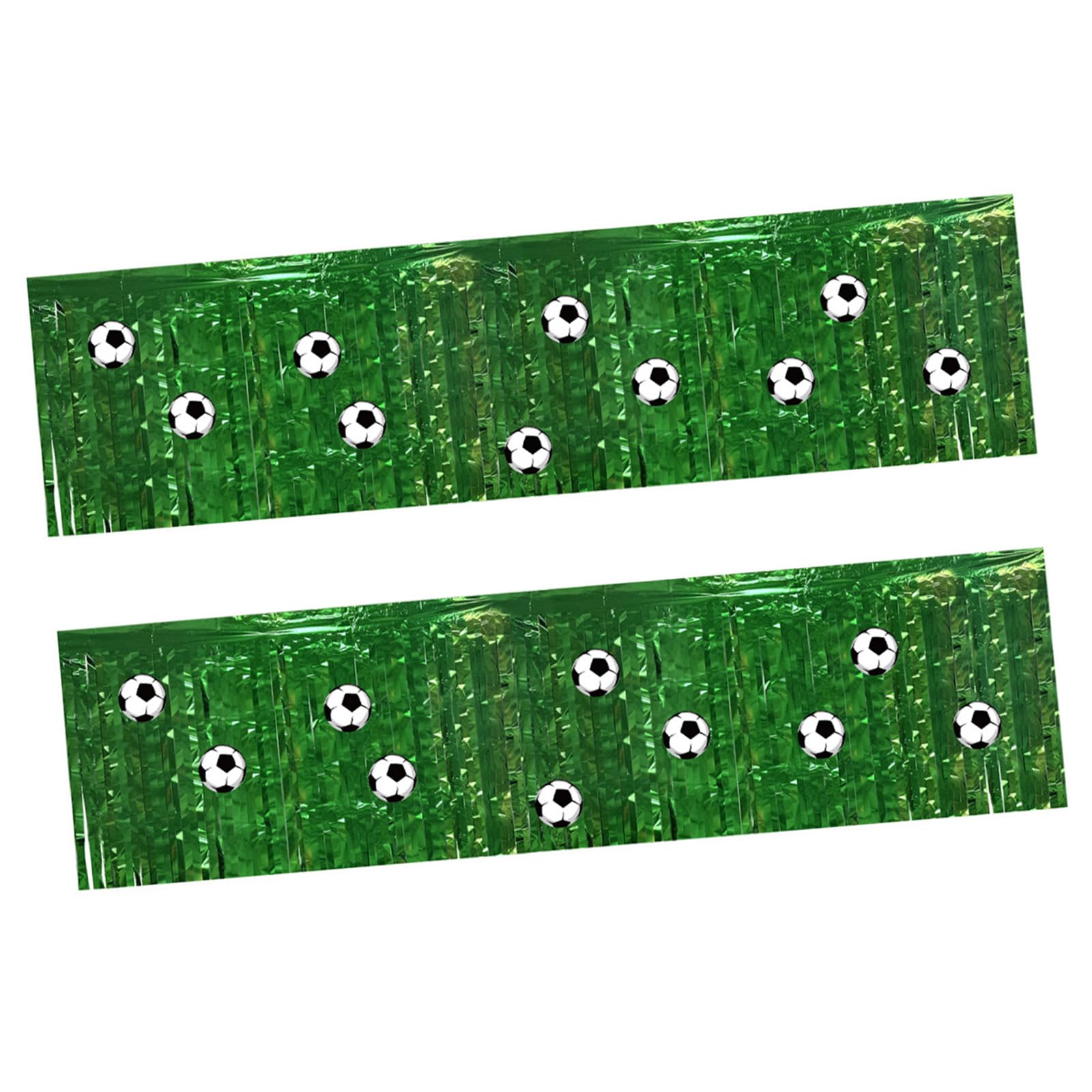 Jazuaiao Of 2 Football Party Themed Lace Table Skirts with Decorative Cutouts for Festival Gatherings Hollow Out Table Skirt
