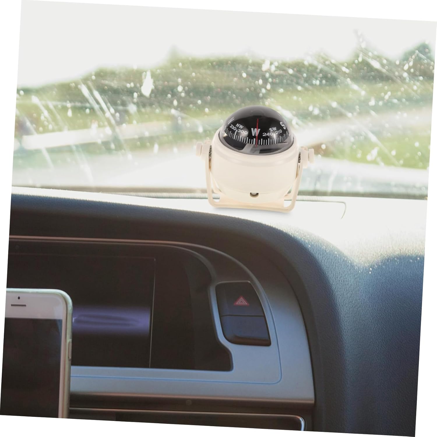 Car Dashboard Compass Accurate Vehicle Mount Navigation Tool for Outdoor Adventures Design for Cars and Boats