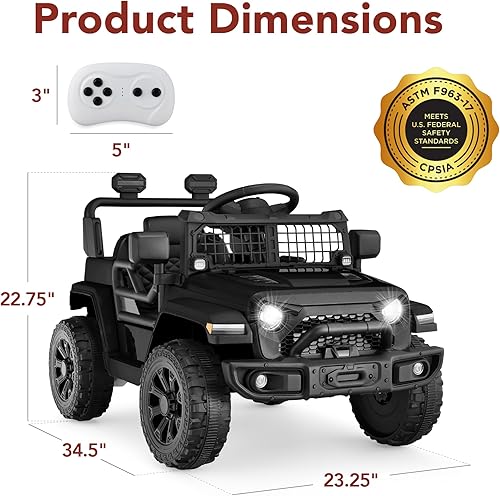 Miniatura 19 de Best Choice Products Juguete de paseo para niños de 6 V, mini camión, auto de juego eléctrico con control remoto para padres, suspensión de 4