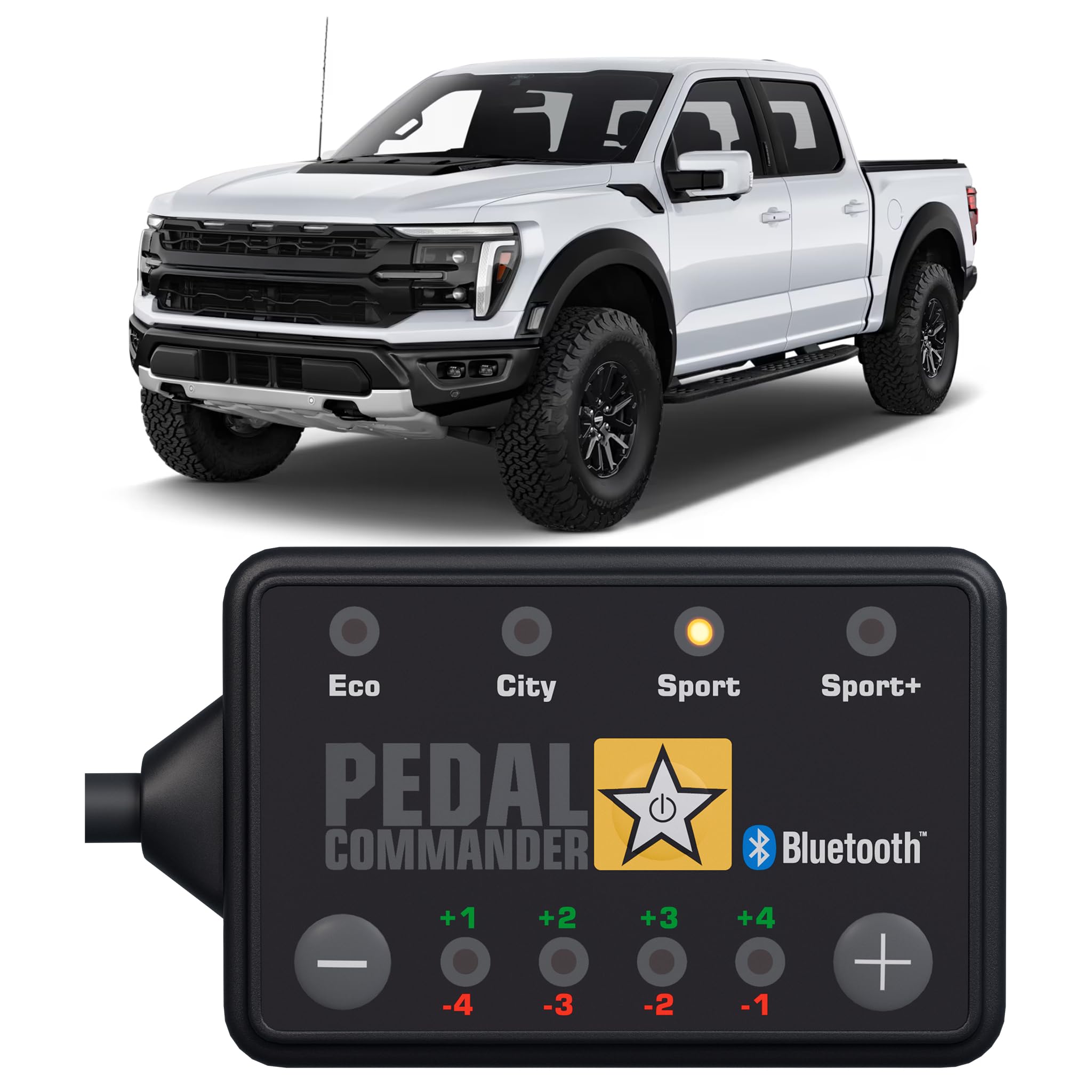 Pedal Commander - Pc18 For Ford F-150 Raptor 2010 And Newer Svt, 5.4L, 6.2L, 3.5L Twin Turbo Ecoboost (Petrol And Diesel) Throttle Response Controller
