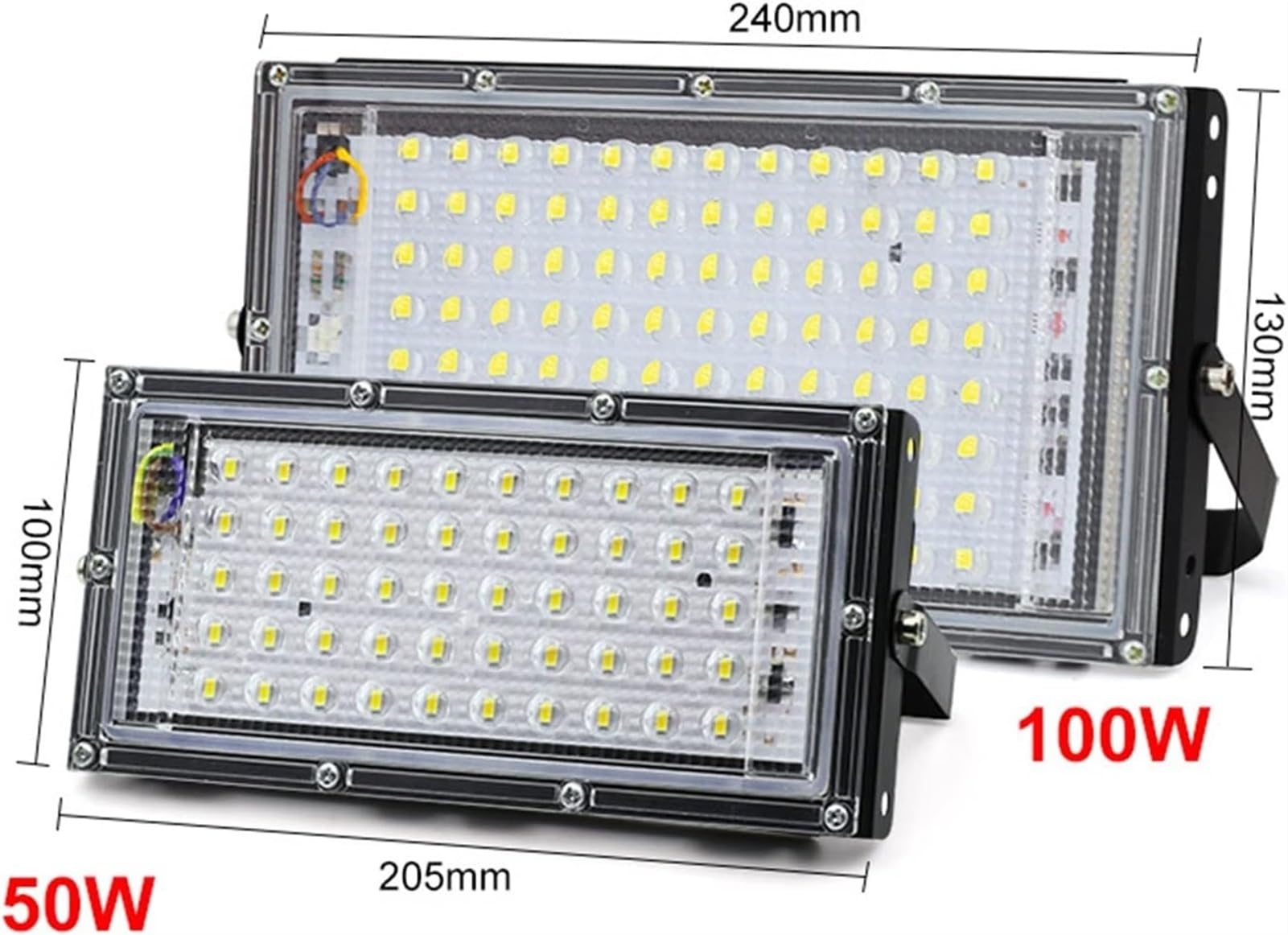 Lampy solarne zewnętrzne, Reflektor IP65 reflektorowy Zewnętrzne oświetlenie krajobrazu do ogrodu, podwórka, garażu, drzwi(Warm Light,50W)