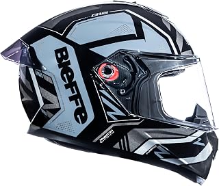 Capacete Bieffe B12 Phanton Preto Prata