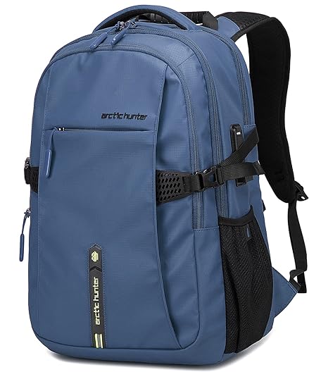 Arctic Hunter Backpack for Men Women 30L Office Travel Backpack Casual 15.6-inch Laptop Bag Water-resistant Multi-pockets Sleek Smart College Backpack with USB Port YKK Zipper