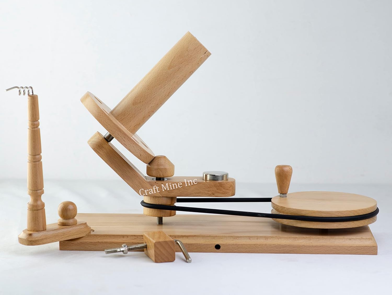 Wooden Yarn Ball Winder Handcrafted Large Yarn Winder for Knitting