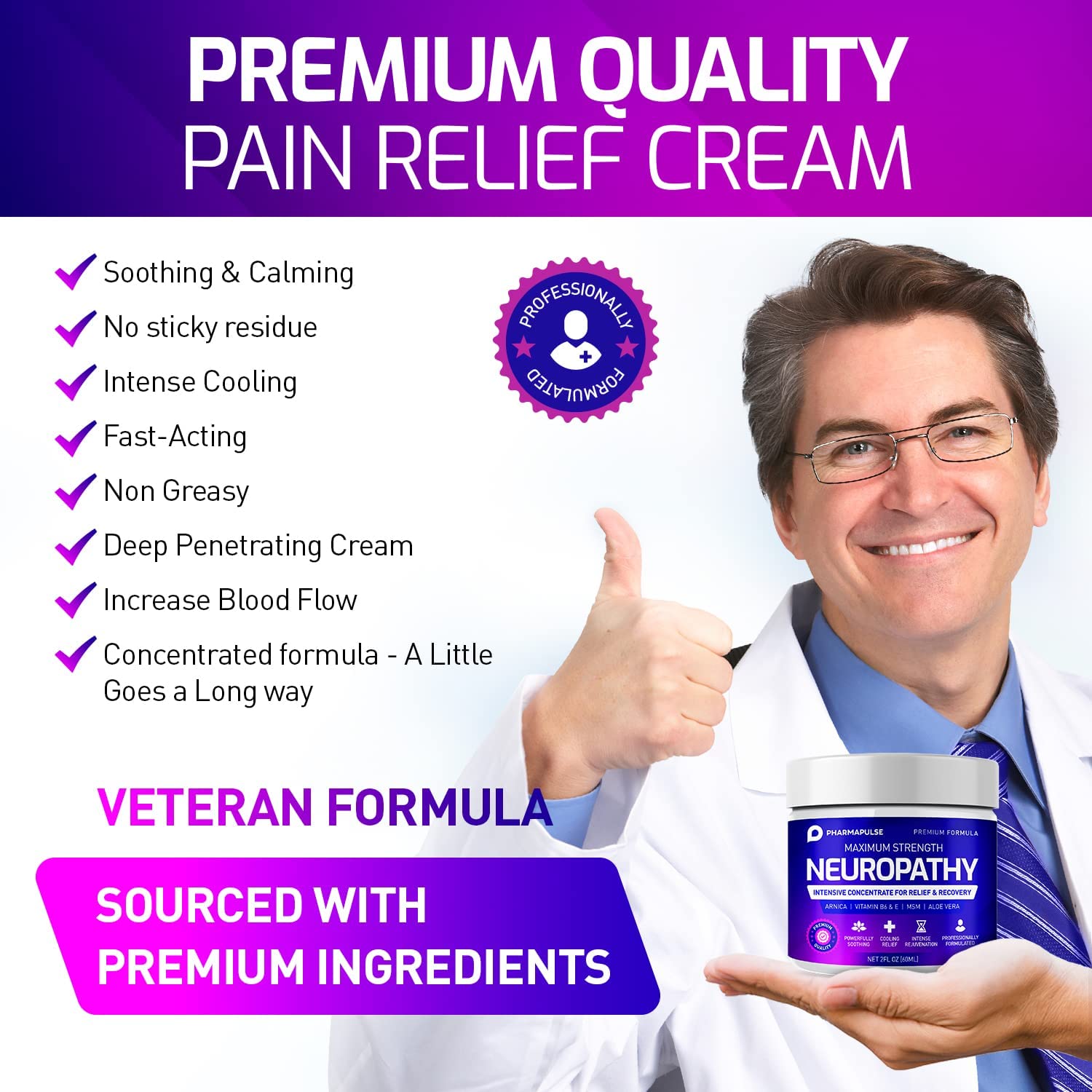Buy Neuropathy Nerve & Pain Relief Cream Maximum Strength Pain Cream