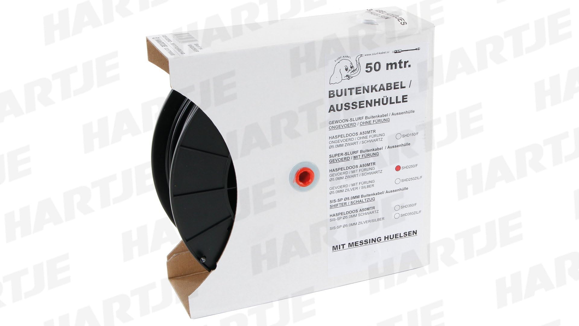 Stopline Case 50 m Reel Black/Teflon M. HUEL