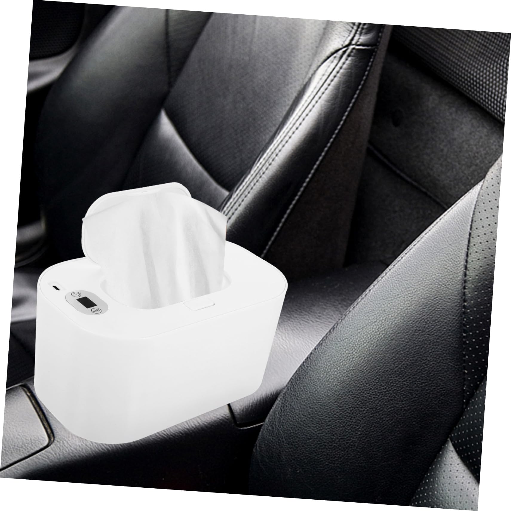 Kisangel Calentador De Pañuelos Húmedos Usb Portátil Control De Temperatura Para Bebés Para Viajes Coche Hecho De Material Seguro y Duradero