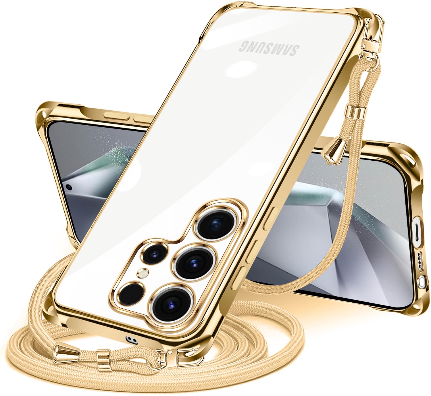 Amazon.co.jp: Galaxy S24 Ultra 用 ケース クリア ショルダー