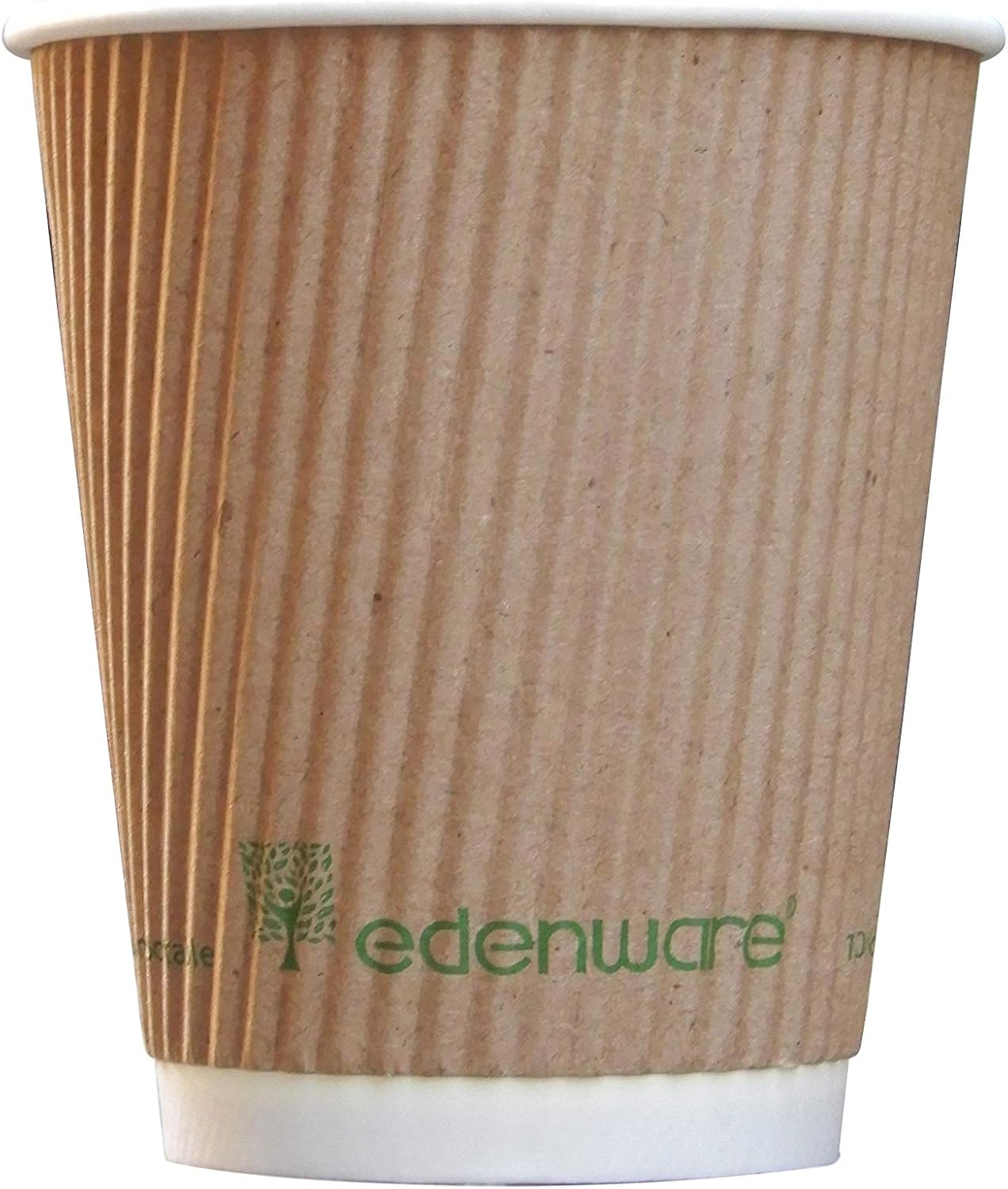 Edenware Compostable Paper Coffee Cups Pack Of 50 8Oz