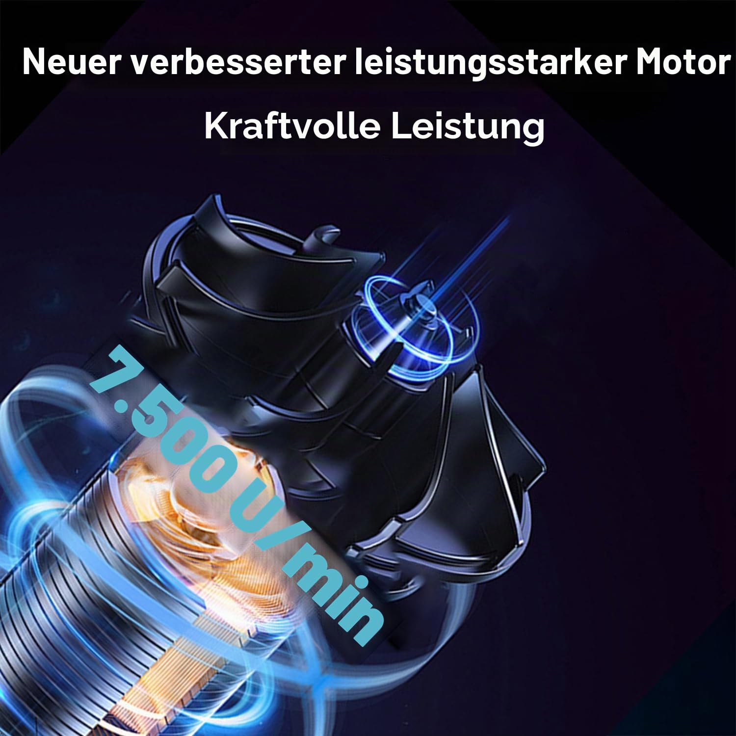KEMEI 2299 Trimmer, Professionelle Schnurlose Haarschneidemaschine für Männer, Elektrisch Herren Barttrimmer, 7500 U/min, DLC Zero Gap T-Klinge Haartrimmer mit 3 Führungskamm