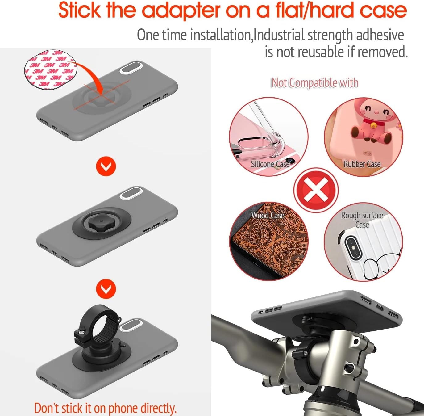 zcmeb universal phone holder mobile phone stand quick handlebar stem riding mtb bracket