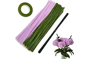 200 PCS Flexible Light Purple Pipe Cleaners for A Range of Creative Projects